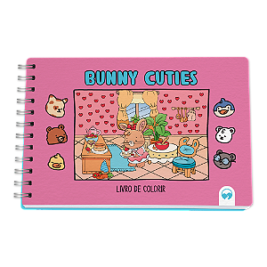 Livro Bunny Cuties - Livro De Colorir