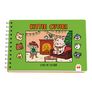 Livro Kittie Cuties - Livro De Colorir