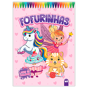 Livro Fofurinhas - Livro De Colorir Gigante