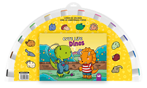 Livro Cute Life - Dinos