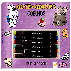 Livro Cute Colors - Coelhos