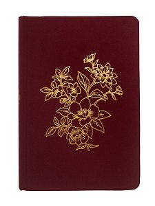 Livro Bíblia Nvi - Bible Journaling - Vinho
