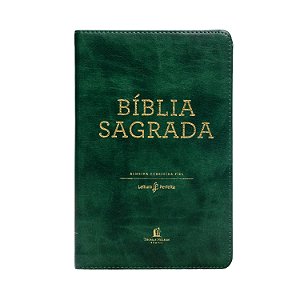Livro Bíblia Sagrada - Leitura Perfeita - Verde - Almeida...