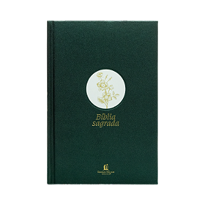 Livro Bíblia Slim Nvi, Letra Grande, Tecido Verde - Flor ...