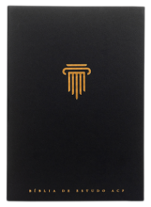 Livro Bíblia De Estudo - Acf - Capa Preta