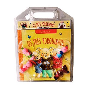 Livro Blister - os tres porquinhos 4 dedoches