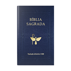 Livro Bíblia Sagrada: Luxo - Azul