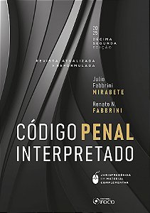 Livro Código Penal Interpretado - Revista, Atualizada e Reformu...