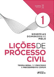 Livro Lições de Processo Civil - Volume 1 - 4ª Ed - 2025: teori...