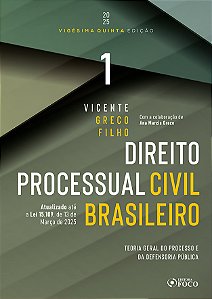Livro Direito Processual Civil Brasileiro - Volume 1 25ª Ed - 2...