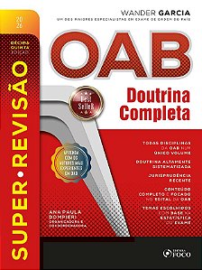 Livro Super Revisão OAB 2026 - Doutrina Completa - 15ª Ed - 202...