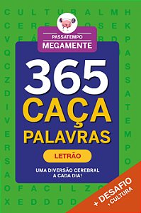 Livro Passatempo Megamente 365 Caça-Palavras - Letrão