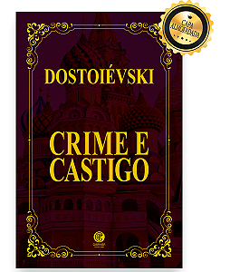 Livro Crime e castigo - Edição de luxo almofadada