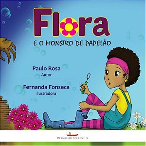 Livro Flora e o monstro de papelão