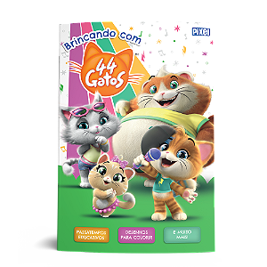 Livro Brincando com 44 Gatos