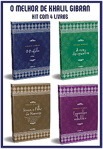 Livro O Melhor De Khalil Gibran - Kit Com 4 Livros