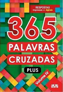 Livro 365 Palavras cruzadas plus - volume IV