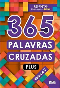 Livro 365 Palavras cruzadas plus - volume V