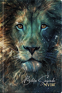 Livro Bíblia Sagrada Leão estrelas - NVI