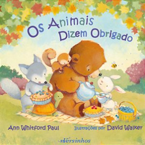 Livro Os animais dizem obrigado