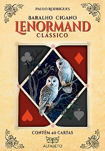 Livro Baralho cigano Lenormand clássico