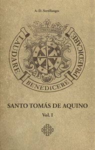 Livro Santo Tomás De Aquino - Vol. I