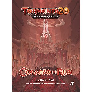 Livro Tormenta 20 - Jh Coração De Rubi - Edição Jogo Do Ano