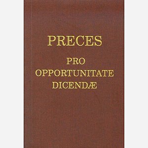 Livro Preces Pro Apportunitate Dicendæ