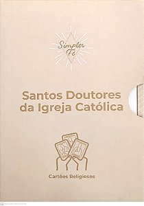 Livro Cartões religiosos: Santos doutores da igreja catól...