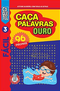 Livro Coquetel - Caça-Palavras Ouro - Nível Fácil - Livro...