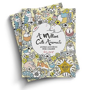 Livro A million cute animals: Animais adoráveis para colo...