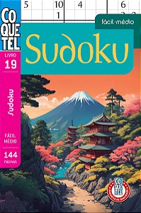 Livro Livro Coquetel Sudoku 19: Níveis Fácil E Médio