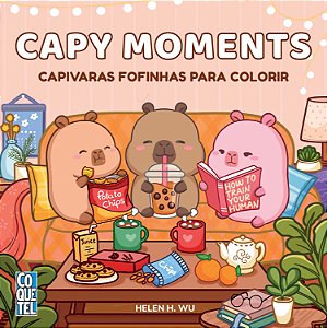 Livro Capy Moments: Capivaras fofinhas para colorir