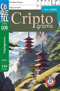 Livro Livro Coquetel Criptograma 106: Nível Médio