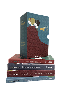 Livro Caixa especial jane austen 4 vol - pocket