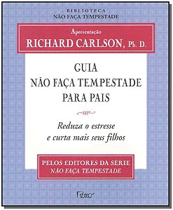 Livro Guia Não Faça Tempestade Para Pais