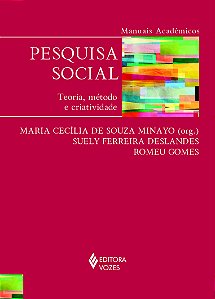 Livro Pesquisa social: teoria, método e criatividade - sé...