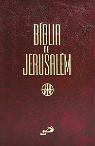 Livro Bíblia de Jerusalém - Média Zíper