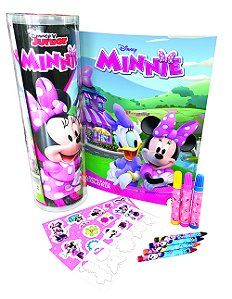 Livro Disney - Tubo histórias para colorir - Minnie