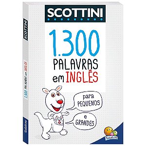 Livro Scottini 1300 Palavras em Inglês