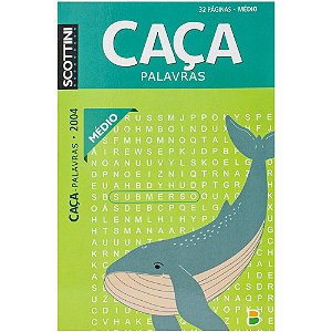 Livro Scottini Caça-palavras (32p) N.2004 (Médio)