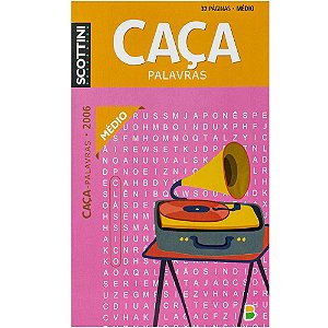 Livro Scottini Caça-palavras (32p) N.2006 (Médio)