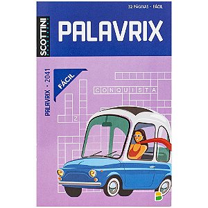 Livro Scottini Palavrix (32p) N.2041 (Fácil)