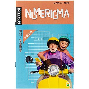 Livro Scottini Numerigma (32p) N.2028 (Médio)
