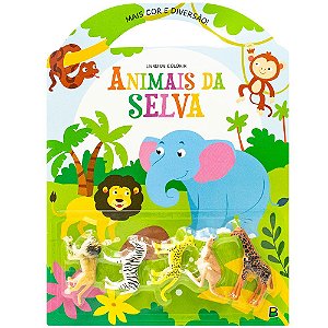 Livro Mais cor e diversão! Selva