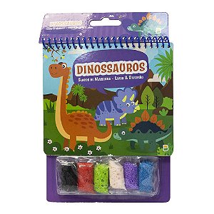 Livro Flocos de Massinha - Livro & Diversão: Dinossauros