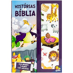 Livro Explorando o Mundo com adesivos: Histórias da Bíbli...