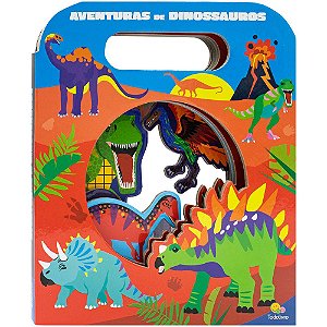 Livro Janelinhas Divertidas: Aventuras de Dinossauros