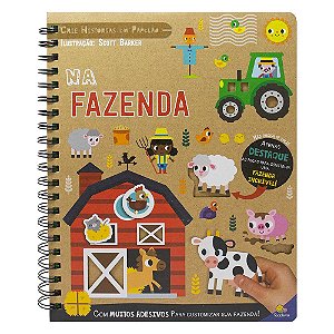 Livro Crie Histórias em Papelão: Na Fazenda