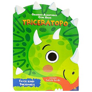 Livro Grandes Aventuras - Com Abas: Tricerátopo